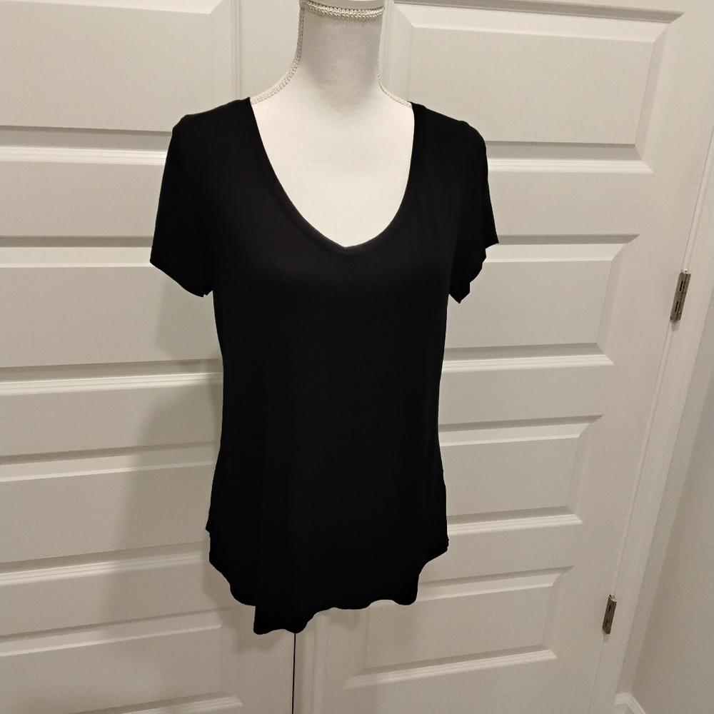 BUNDLE 4 for $10 - APT 9 Black V NECK TEE